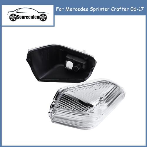 Rétroviseur Signal Lumineux Pour Mercedes Sprinter Crafter 06-17 E0953049a E0953050a A0018228920 A0018229020