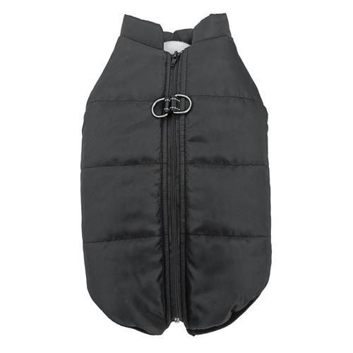 Gladog-Veste Ultra Chaude Pour Chien Et Chat, Manteau Avec Doublure Souriante, Fermeture Éclair Avec Laisse À Anneau En D, Vêtements Imperméables Pour Petits Et Moyens Chiens