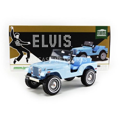 Greenlight Collectibles 1/18 - Jeep Cj-5 - Elvis Presley 1935 - 19061-Greenlight