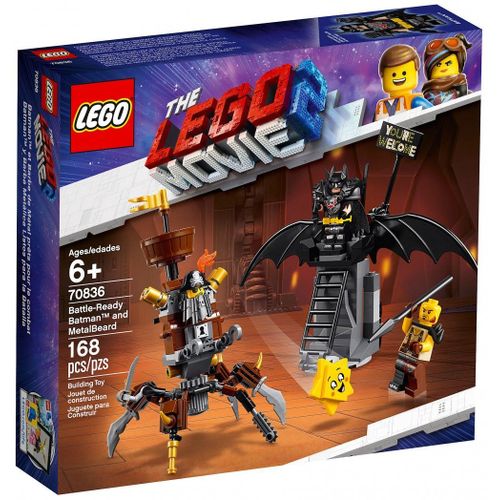 The LEGO Movie 2 - Prêt au Combat Batman et Barbe de Métal