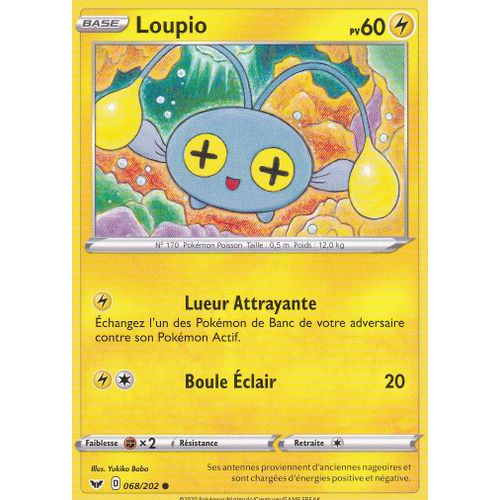 Carte Pokemon - Loupio - 068/202 - Épée Et Bouclier