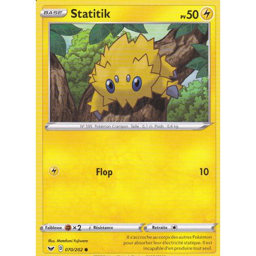 Carte Pokemon - Statitik - 070/202 - Épée Et Bouclier