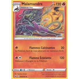 Carte Pokemon - Malamandre - 028/202 - Épée Et Bouclier