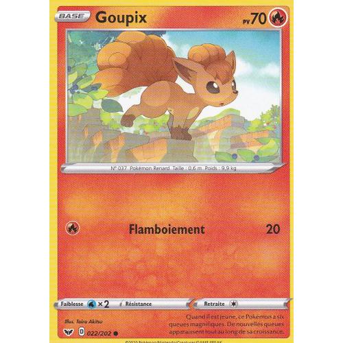 Carte Pokemon - Goupix - 022/202 - Épée Et Bouclier