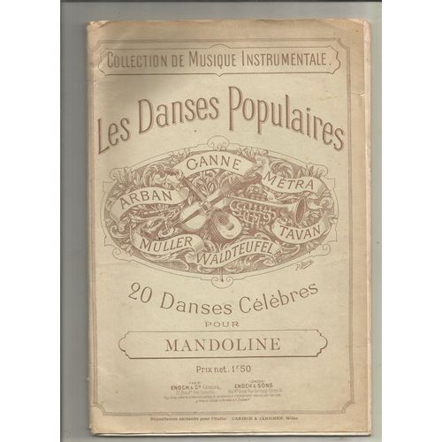 20 Danses Célèbres Pour Mandoline