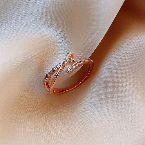 Lats ¿ Bague De Luxe En Zircon Doré Et À Perle Pour Femme, Anneau Vintage Ouvert, Bijoux Élégants Et Sexy, Cadeau À La Mode, 2021