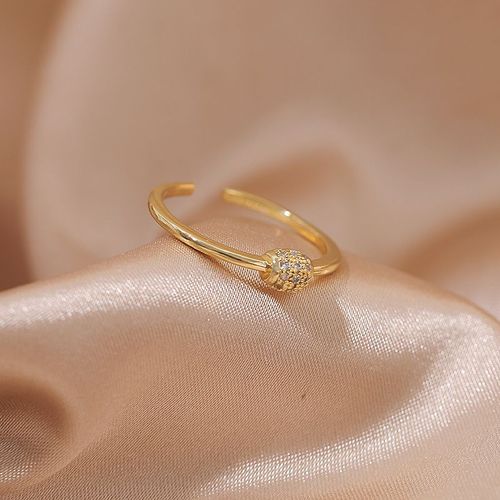 Lats ¿ Bague De Luxe En Zircon Doré Et À Perle Pour Femme, Anneau Vintage Ouvert, Bijoux Élégants Et Sexy, Cadeau À La Mode, 2021