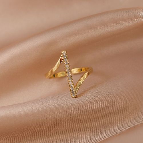 Lats ¿ Bague De Luxe En Zircon Doré Et À Perle Pour Femme, Anneau Vintage Ouvert, Bijoux Élégants Et Sexy, Cadeau À La Mode, 2021
