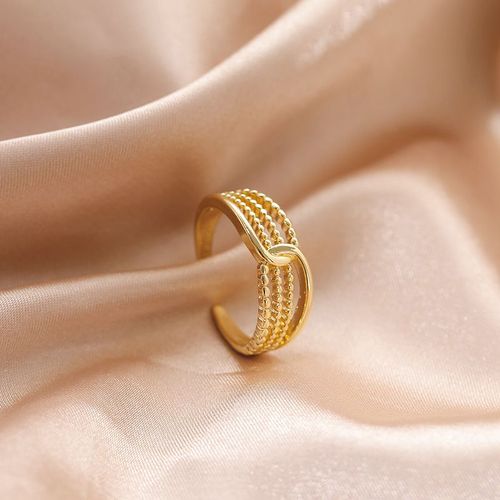 Lats ¿ Bague De Luxe En Zircon Doré Et À Perle Pour Femme, Anneau Vintage Ouvert, Bijoux Élégants Et Sexy, Cadeau À La Mode, 2021