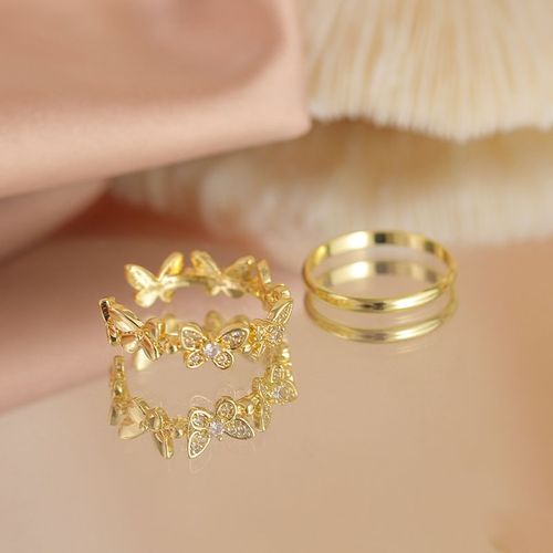 Lats ¿ Bague De Luxe En Zircon Doré Et À Perle Pour Femme, Anneau Vintage Ouvert, Bijoux Élégants Et Sexy, Cadeau À La Mode, 2021