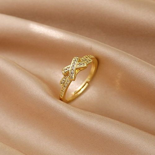 Lats ¿ Bague De Luxe En Zircon Doré Et À Perle Pour Femme, Anneau Vintage Ouvert, Bijoux Élégants Et Sexy, Cadeau À La Mode, 2021