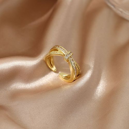 Lats ¿ Bague De Luxe En Zircon Doré Et À Perle Pour Femme, Anneau Vintage Ouvert, Bijoux Élégants Et Sexy, Cadeau À La Mode, 2021
