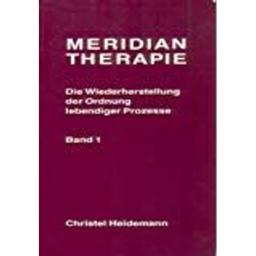 Meridian Therapie Tome1