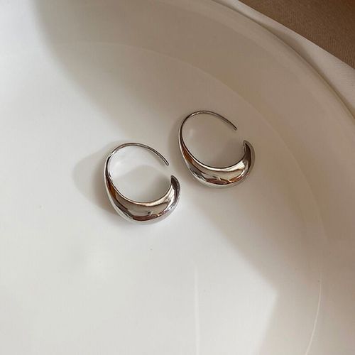 Lats-Boucles D'oreilles Créoles En Cristal Doré Pour Femmes Et Filles, Accessoires De Bijoux, Cadeaux Exquis, Mode Coréenne Populaire, Document De Luxe