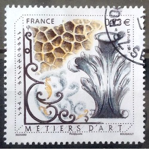 Métiers D'art - Ferronnier D'art 0,73€ (Très Joli N° 5135) Obl - France Année 2017 - Brn83 - N17283