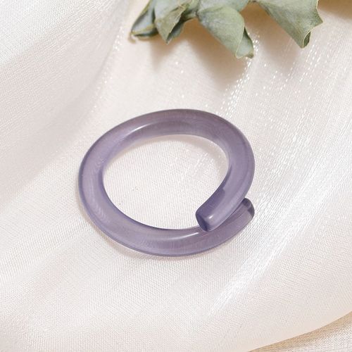 Lats-Bagues Acryliques En Résine Transparente Pour Femmes, Comparateur De Couleurs, Biscuits, Géométrique, Carré, Rond, Bague, Bijoux, Cadeaux De Fête, 2021