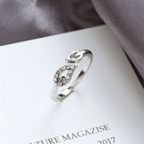 Lats-Bague En Argent Noir Pour Femme, Branche D'olivier, Cuir Chevelu, Feuilles De Document En Or Simple, Anneau Ouvert, Bijoux Tendance, Mode Fille, 2022
