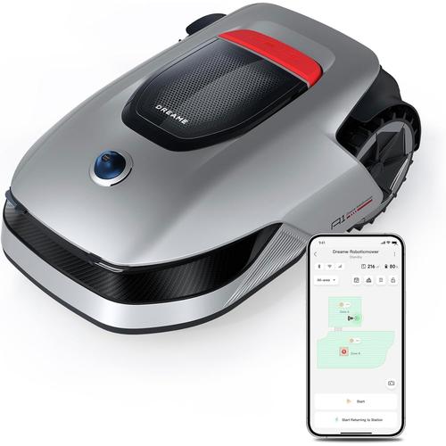 Dreame A1 Smart Robot Lawn Mower, Perimeter Cordless Robotic Lawn Mower, App Control, OmniSense Technology, Intuitive Zone Management, Intelligent Obstacle Avoidance