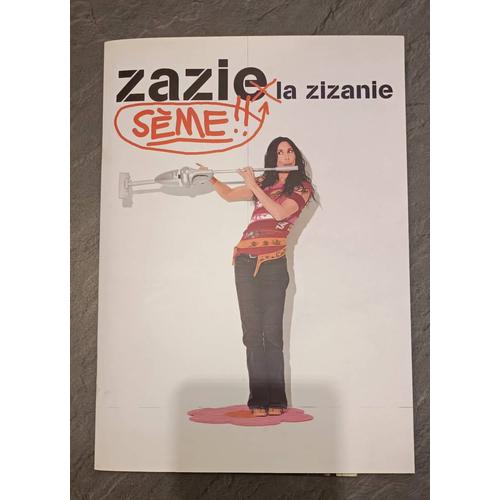 Programme Concert Zazie Sème La Zizanie