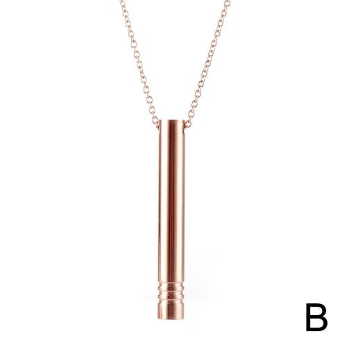 Gold Collier De Soulagement De L¡¯Anxiete Collier De Soulagement Du Stress Mindfulcollier C6h0 Rose Gold