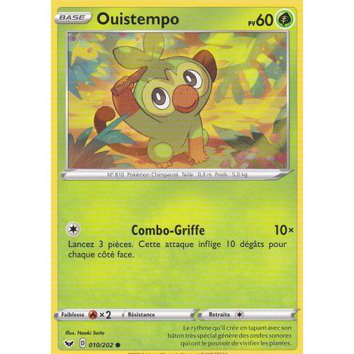 Carte Pokemon - Ouistempo - 010/202 - Épée Et Bouclier