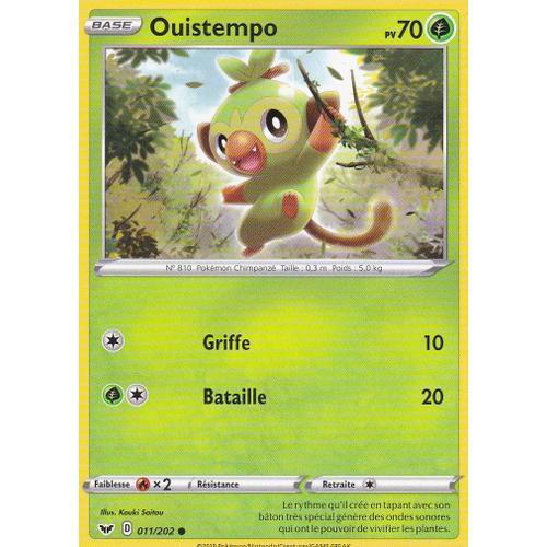 Carte Pokemon - Ouistempo - 011/202 - Épée Et Bouclier