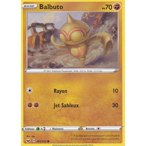 Carte Pokemon - Balbuto - 101/202 - Épée Et Bouclier