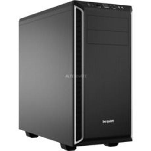 be quiet! Pure Base 600 - Tour - ATX - pas d'alimentation (ATX / PS/2) - argent - USB/Audio