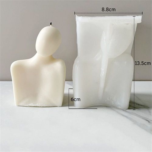 Moule En Silicone Pour Bougie De Portrait Moderne, Moule En Plâtre De Résine Xy, Bougie Humaine Abstraite, Moule Exécutif, Artisanat De Bricolage, Décoration De La Maison, Élection De Regina