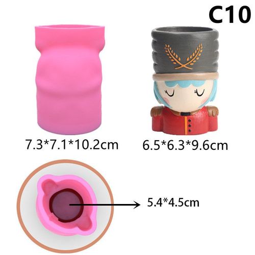 Moule En Silicone Roi Reine Princesse, Ornements De Maison, Résine D'argile Parfumée Maison, Cendrier En Plâtre, Pot De Fleur, Bricolage, Artisanat