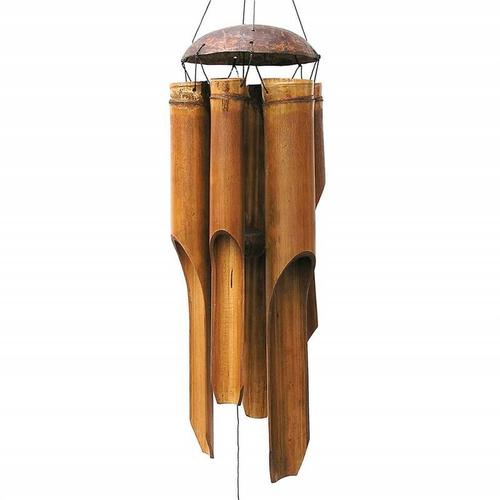 Big Bell Tube AMP Wood Handmade Incentré and Outdoor Wall Face Wind, Trendy E Décorations Gift, Bamboo Wind, Hot Sale, 2023