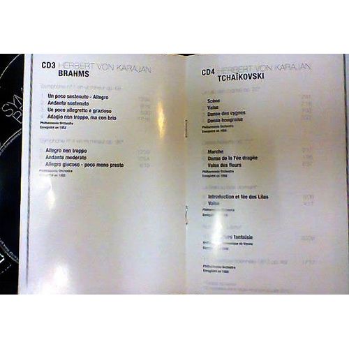 Herbert Von Karajan - Coffret Digpack 4 Cd - 2 Dvd - Beethoven, Mozart, Brahms, Tchaikovski, Verdi