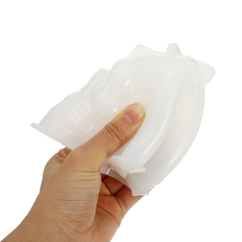 Moule En Silicone Tête De Mort 3d Pour Bricolage, Bougie Artisanale Faite À La Main, Moule Exécutif, Accessoires De Fête D'halloween
