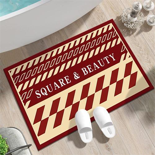 Tapis De Sol En Treillis Super Absorbant, Paillasson D'entrée, De Bienvenue, Pour Porte De Maison, Salon, Cuisine, Salle De Bains