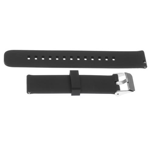 Vhbw Bracelet L Compatible Avec Lg Watch Sport Montre Connectée - 12.2cm + 8.5cm Silicone Noir