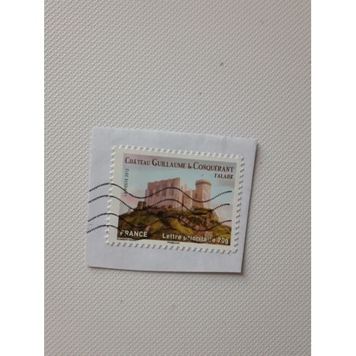 Timbre Oblitéré Château Guillaume Le Conquérant 2012