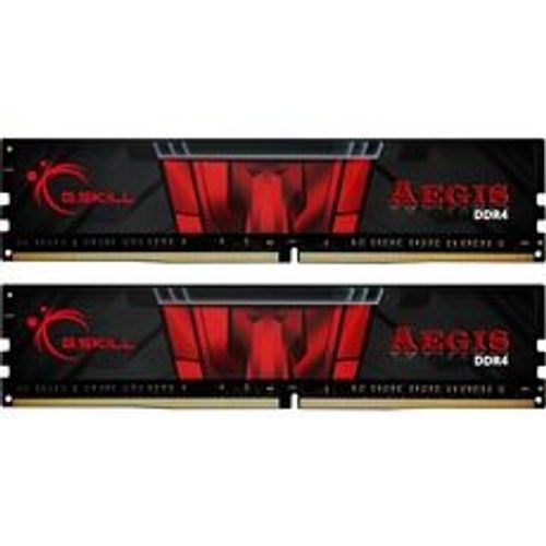 G.Skill AEGIS - DDR4 - kit - 32 Go: 2 x 16 Go - DIMM 288 broches - 3200 MHz / PC4-25600 - CL16 - 1.35 V - mémoire sans tampon - non ECC