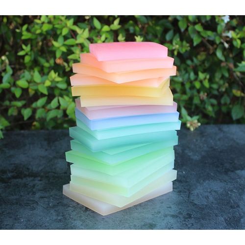 Tampon En Caoutchouc Pour Scrapbooking, Blocs De Caoutchouc Carimplantés, Msi Transparente Colorée, Outil De Bricolage Illimité, 10x7.5x1cm