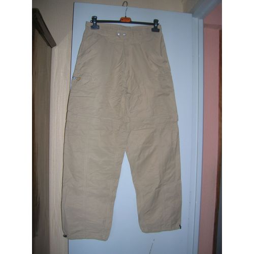 Pantalon Short Amovible Fundays M Taille À Plat 40 Cm.