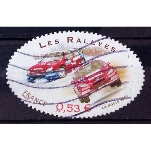 Sport Automobile - Les Rallyes 0,53 (Très Joli N° 3798) Obl - France Année 2005 - N27508
