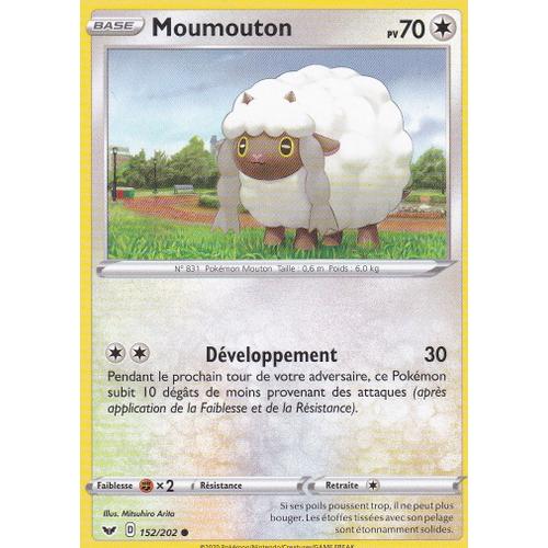 Carte Pokemon - Moumouton - 152/202 - Épée Et Bouclier