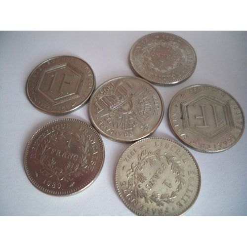 Cl4071 Pieces De 1 Franc Commemorative 1988-1989-1992-1995