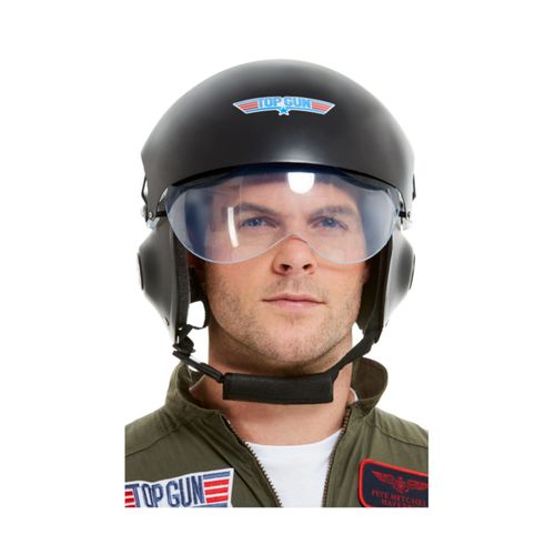 Casque Top Gun Deluxe Noir Adulte