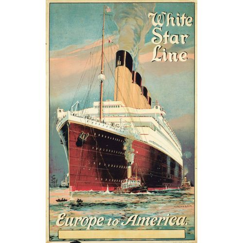 Affiche White Star Line