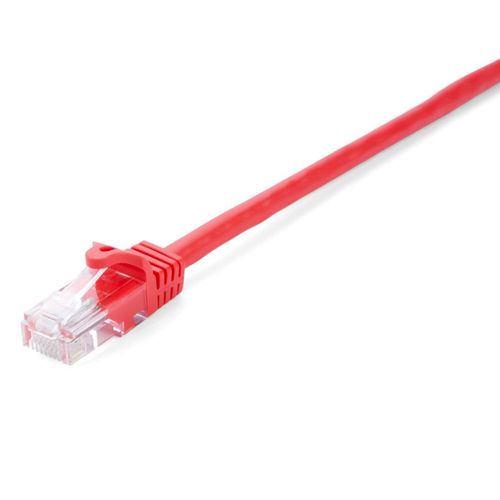 v7 - cables cable rj45 cat5 utp rouge 1m 100 cuivre noir