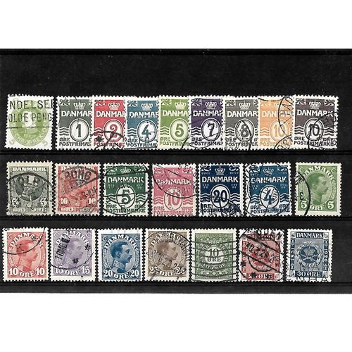 Danemark-Lot De 23 Timbres Oblitérés-Très Bon Etat