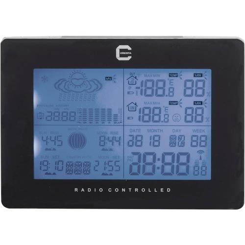 Cresta DTX370WH Station météo noire