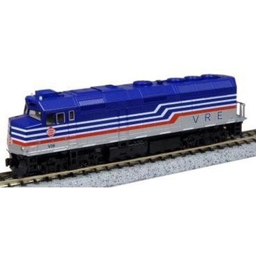 Kato Usa Model Train Products Emd F40ph V34 Virginia Railway Express N Scale Train