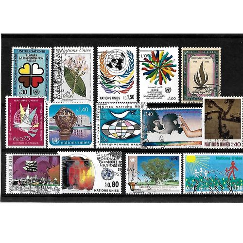 Nations Unies-Genève-Lot De14 Timbres Oblitérés-Très Bon Etat