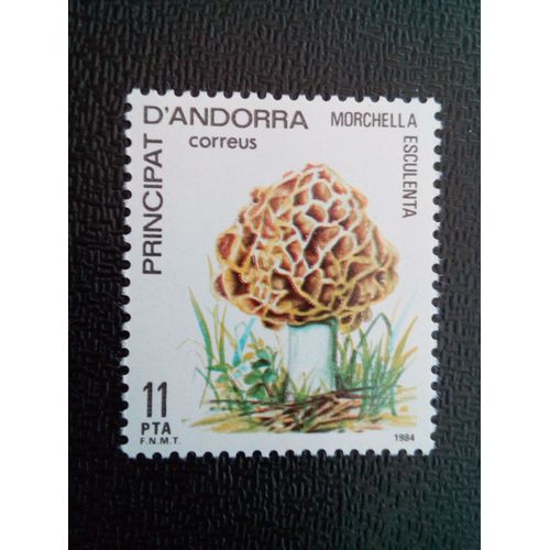 Timbre Andorra Yt 170 Morchella Esculenta, (Morille Commune) 1984 ( 70204 )
